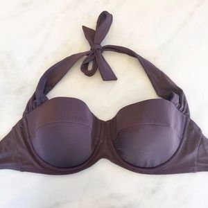Victoria's Secret Purple Halter Bikini Top
